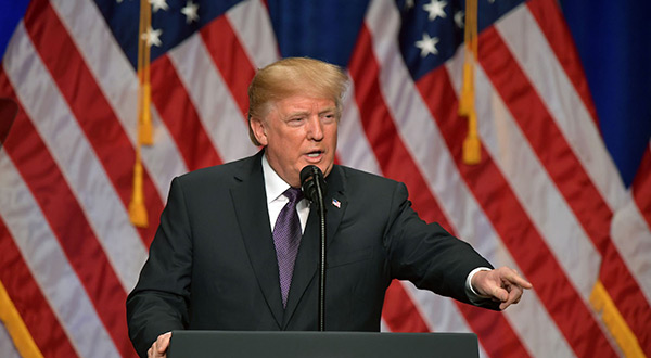 US President Donald Trump